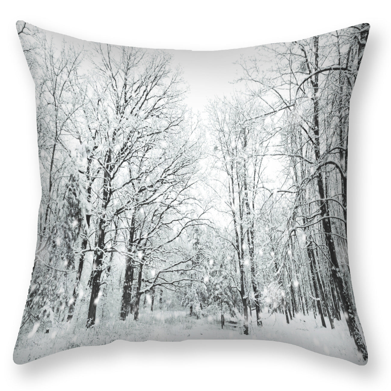 HKM-451923 Nordic Snowflake Pattern Pillowcase - 45x45CM