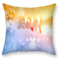 HKM-451923 Nordic Snowflake Pattern Pillowcase - 45x45CM