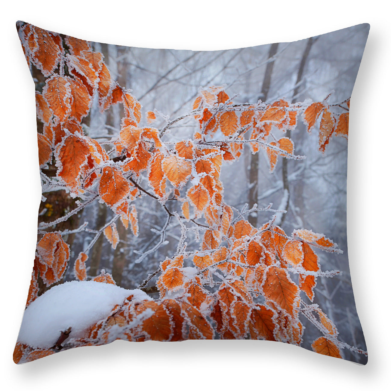 HKM-451923 Nordic Snowflake Pattern Pillowcase - 45x45CM