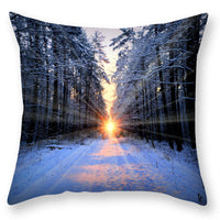HKM-451923 Nordic Snowflake Pattern Pillowcase - 45x45CM