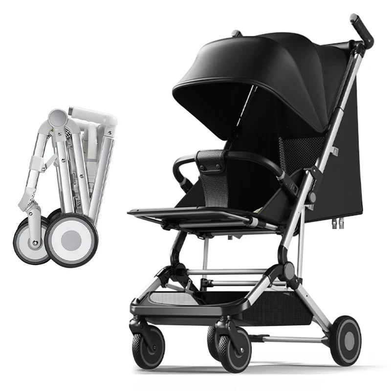 HKM-451987 3-in-1 Lightweight Foldable Stroller with Dinner Plate for Infants and Toddlers