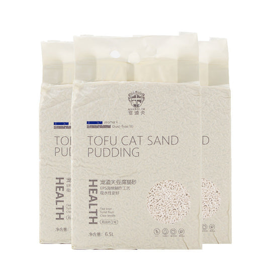 HKM-451987 Doffer Tofu Cat Litter - Dust-Free Clumping & Deodorizing Corn Litter for Cats