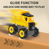 HKM-452051 DIY Electric Remote Control Fire Truck Building Toy for Kids Age 3 and Up
