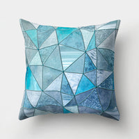 HKM-452243 Cartoon Pattern Polyester Pillow Cover - 45x45 cm