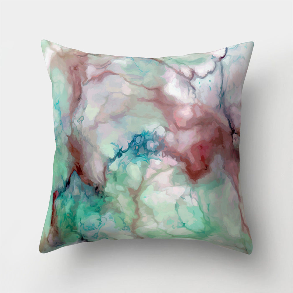 HKM-452243 Cartoon Pattern Polyester Pillow Cover - 45x45 cm
