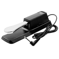 HKM-452307 Universal Metal Sustain Pedal for Electronic and Electric Pianos - 6.5mm Interface, 1.7m Cable Length