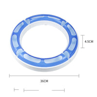 HKM-452627 Educational Cat Turntable Racetrack in Pink, Blue, and Purple - 29cm Flat Rail Design