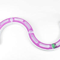 HKM-452627 Educational Cat Turntable Racetrack in Pink, Blue, and Purple - 29cm Flat Rail Design
