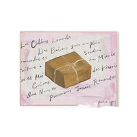 HKM-452883 Romantic Summer Flowers Cartoon Anime Decorative Wall Art Print on Solid Wood Frame