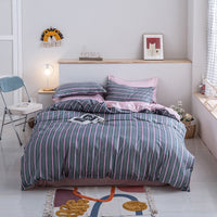 HKM-452947 Leopard Print Bed Sheet Set – Modern Minimalist Design, Includes Sheet, Bed Cover, and Pillowcases in Various Sizes