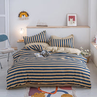 HKM-452947 Leopard Print Bed Sheet Set – Modern Minimalist Design, Includes Sheet, Bed Cover, and Pillowcases in Various Sizes