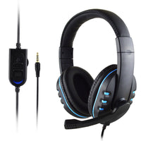 HKM-453011 Wired Over-Ear Headphones with Microphone and 3.5mm Jack - White/Green and Red