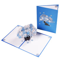 HKM-453075 Creative 3D Stereoscopic Greeting Cards for Christmas and New Year Celebrations