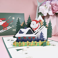 HKM-453075 Creative 3D Stereoscopic Greeting Cards for Christmas and New Year Celebrations