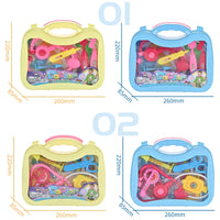 HKM-453203 Educational Pretend Play Medical Set with Plastic Suitcase for Kids Aged 2-4 Years