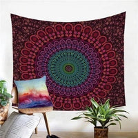 HKM-453267 American Design Polyester Tapestry Wall Hanging Mural - Rectangle, Digital Print Home Decor
