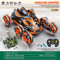HKM-453523 5CH Remote Control Climbing Stunt Vehicle with Rotating Arm and Flipping Action for Kids
