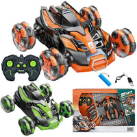HKM-453523 5CH Remote Control Climbing Stunt Vehicle with Rotating Arm and Flipping Action for Kids