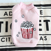 HKM-453523 Warm Cotton Dog and Cat Hoodies for Winter - Stylish Pet Clothing in Multiple Sizes