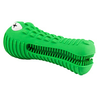 HKM-453587 Durable Food Grade Rubber Crocodile Molar Toy for Dogs - Teeth Cleaning and Play Function