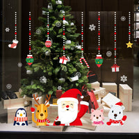 HKM-453715 Christmas Day Window Glass Decoration Wall Sticker - PVC, 60x90cm for Living Room