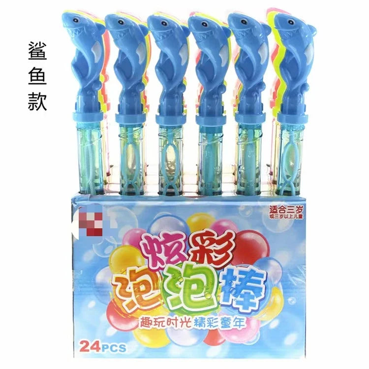 HKM-453779 Cartoon Shaped Outdoor Bubble Stick for Children - Electric Bubble Blowing Toy, 38cm