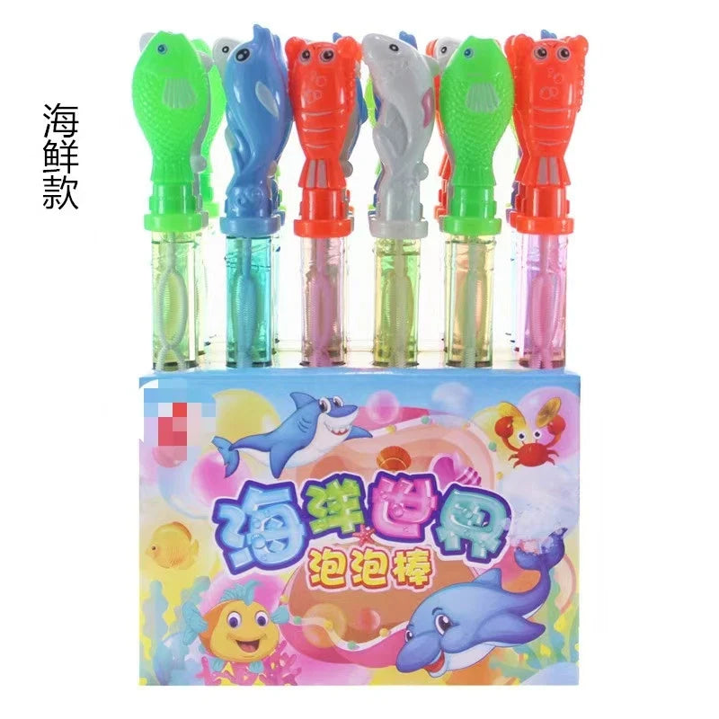 HKM-453779 Cartoon Shaped Outdoor Bubble Stick for Children - Electric Bubble Blowing Toy, 38cm