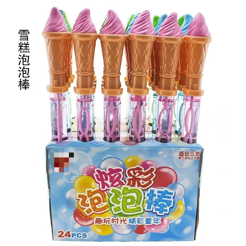 HKM-453779 Cartoon Shaped Outdoor Bubble Stick for Children - Electric Bubble Blowing Toy, 38cm