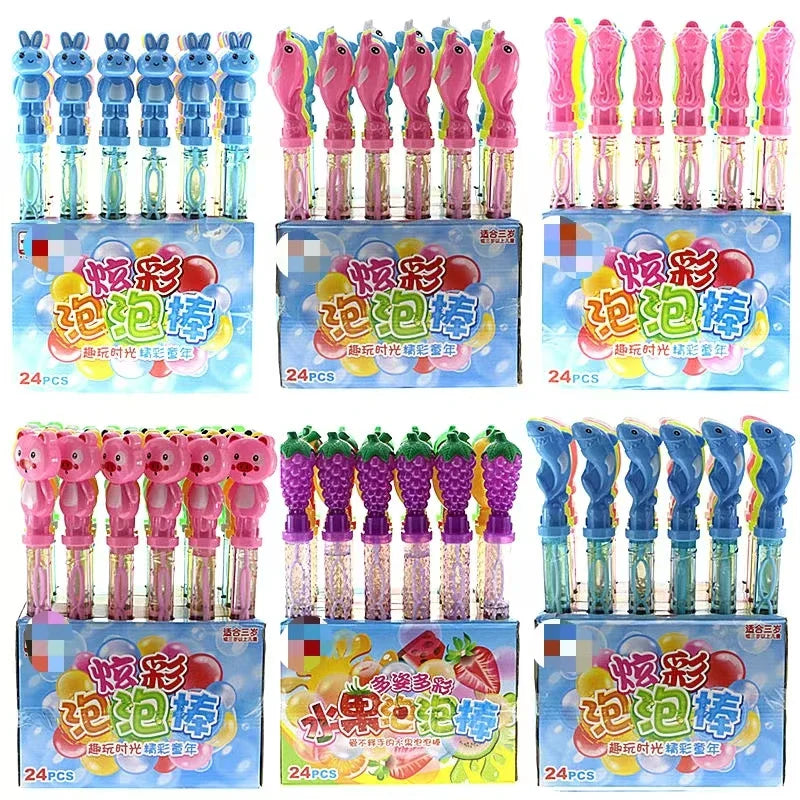 HKM-453779 Cartoon Shaped Outdoor Bubble Stick for Children - Electric Bubble Blowing Toy, 38cm