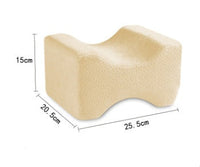 HKM-453779 Memory Foam I-Shaped Leg Pillow for Health and Comfort - Adjustable Height 7-15cm, Soft Cotton Filling