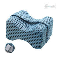 HKM-453779 Memory Foam I-Shaped Leg Pillow for Health and Comfort - Adjustable Height 7-15cm, Soft Cotton Filling