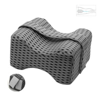 HKM-453779 Memory Foam I-Shaped Leg Pillow for Health and Comfort - Adjustable Height 7-15cm, Soft Cotton Filling
