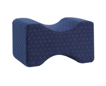 HKM-453779 Memory Foam I-Shaped Leg Pillow for Health and Comfort - Adjustable Height 7-15cm, Soft Cotton Filling