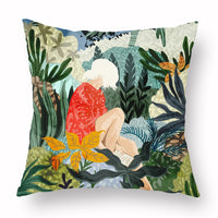 HKM-453779 Simple Printed Pillowcase in Multiple Colors, Soft Chemical Fiber Material