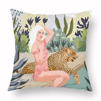 HKM-453779 Simple Printed Pillowcase in Multiple Colors, Soft Chemical Fiber Material
