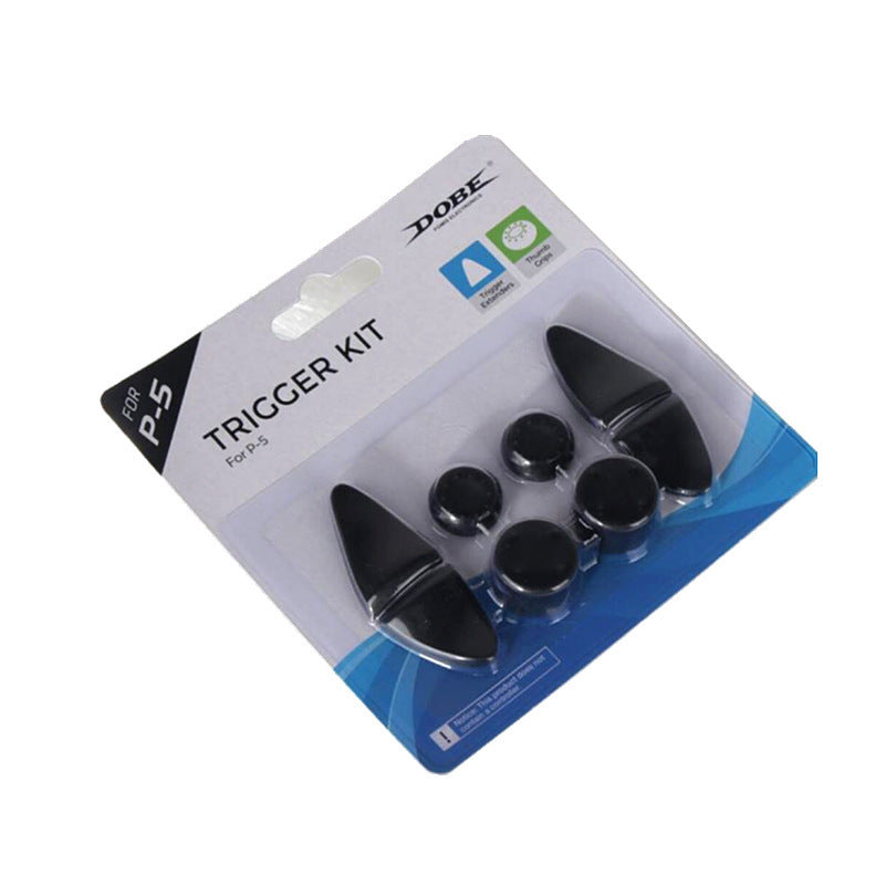 HKM-453971 Silicone Rubber Skin Joystick Cover for PS5 Controller with Thumb Grip Caps