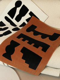 HKM-454483 Geometric Nordic Tapestry Bedside Blanket for Small Apartments - 600MM x 900MM