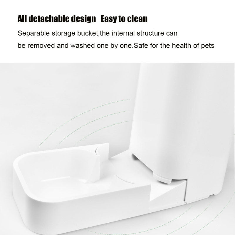 HKM-454611 Large-Capacity Detachable Bowl Automatic Pet Water Feeder and Food Dispenser