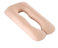 HKM-454931 U-Shaped Cotton Pregnancy Pillow with PP Cotton Inner Core, 70x130cm