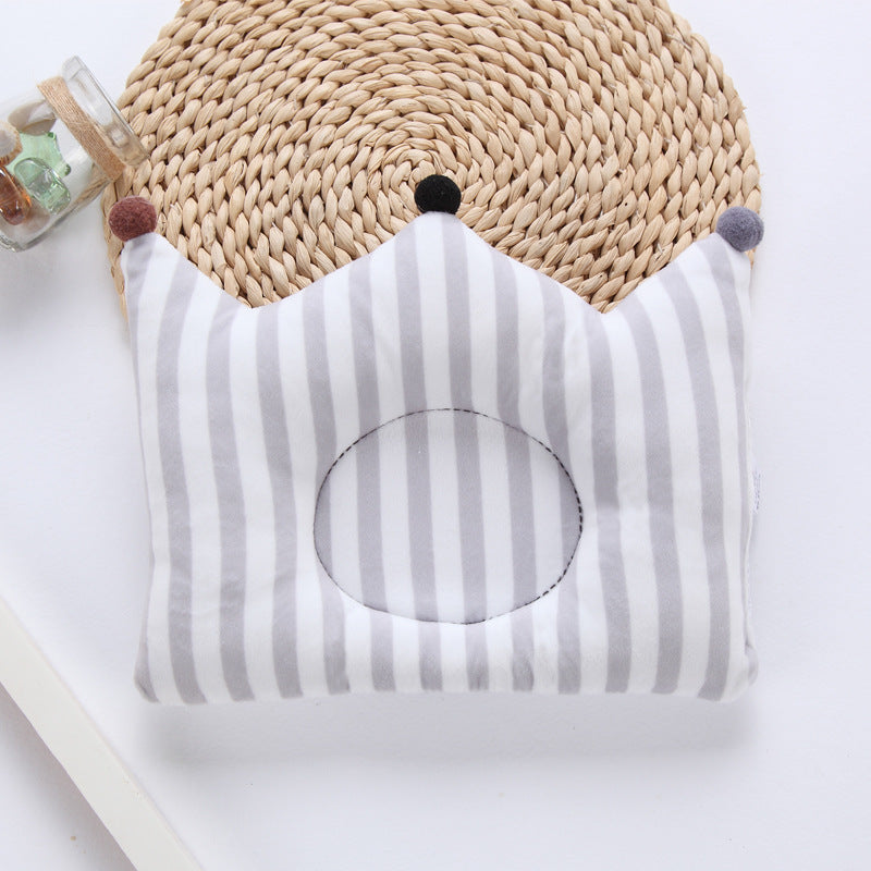 HKM-455059 Baby Shaping Pillow for Head Support – Breathable, Soft, Lightweight, Cotton Filling, Pink Dots Design