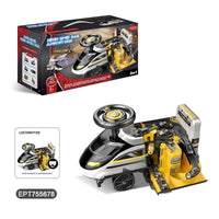HKM-455059 High-Speed Electric Ride-On Train Toy with Lights and Sounds for Kids Ages 2-7