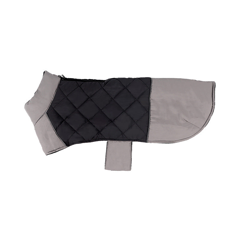 HKM-455123 Large Stormsuit Coat for Dogs - Available in Green, Blue, Gray; Sizes 5XL to 8XL