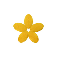 HKM-455123 Yellow Plastic Insect Petal Shape Drinking Water Platform for Bees