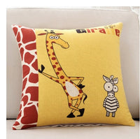 HKM-455315 Cartoon Animal Square Pillow Cushion Set for Car and Sofa Support