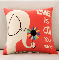 HKM-455315 Cartoon Animal Square Pillow Cushion Set for Car and Sofa Support