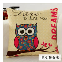 HKM-455315 Cartoon Animal Square Pillow Cushion Set for Car and Sofa Support