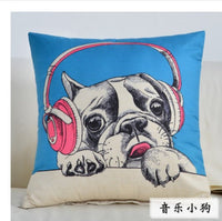 HKM-455315 Cartoon Animal Square Pillow Cushion Set for Car and Sofa Support