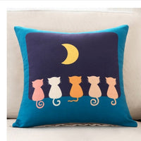 HKM-455315 Cartoon Animal Square Pillow Cushion Set for Car and Sofa Support