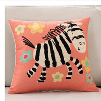 HKM-455315 Cartoon Animal Square Pillow Cushion Set for Car and Sofa Support