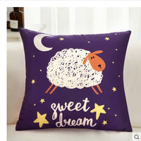 HKM-455315 Cartoon Animal Square Pillow Cushion Set for Car and Sofa Support